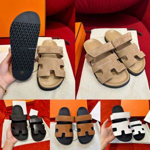 designer slide Slippers Beach Classic Flat Sandals Slide Luxury Summer Lady Leather Flip Flops Top Quality Men Women Slides sandale Size 35-44 shoes 0013