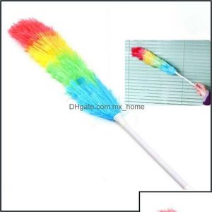 Dusters Housekee Organization Home GardenMicrofiber Dust Mticolor Duster Long Handle Feather Brush Car Cleaner 드롭 DH80A를 가진 안티 정적.