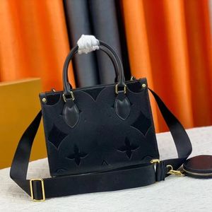 top handle 1 1 tote Designer bag Womens man on the go shop Shoulder pochette bags strap white brown flower Luxurys handbag fashion crossbody Clutch black