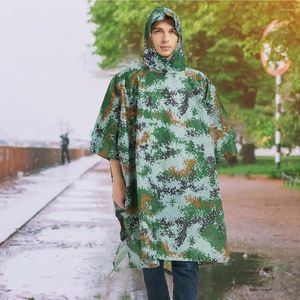 Zelte und Unterstände, Regenmantel mit Kapuze und Hut, kratzfester Regenumhang, wasserdichter Schutz aus Polyester-Taft, Wanderponcho für den Außenbereich