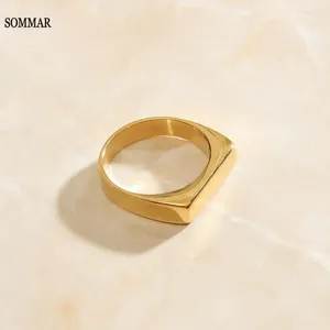 Кольца-кластеры SOMMAR, великолепные позолоченные 18-каратного золота, размеры 10, 6, 7, 8, 9, женские свадебные мини-печатки, цены в евро, мужские ювелирные изделия