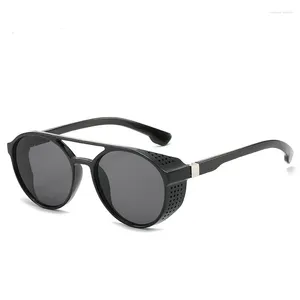 Солнцезащитные очки TGCYEYO, модные мужские лыжные очки в стиле стимпанк с широкими полями, женские классические винтажные оправы для очков 97040