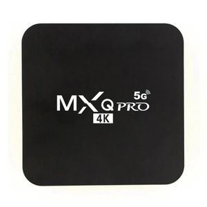 MXQ PRO Smart TV Box Android 111 4K RK3128 Lettore multimediale 1 GB 8 GB con 24G Wifi QuadCore Set multimediale Top 240130