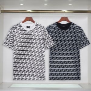 Designer masculino t-shirt retalhos cor logotipo completo impressão tecido de algodão moda casual verão homens e mulheres em torno do pescoço solto manga curta tops