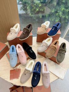 Sıradan ayakkabılar loro loafer bayanlar favori kayısı cazibeleri kadınlar için mokasinler yürümek Kış tasarımcısı açık hava koşu seyahati deri spor ayakkabı schuhe boyutu 35-42