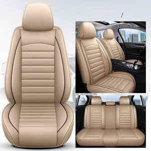 Bilsätets täcker Universal All Inclusive Leather Cover för Citroen C5 C2 C3-XR C3 C4 C6 C8 DS3 DS5 DS7 DS4 Auto Accessories Protector