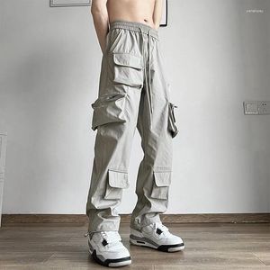 Erkekler Pantolon Arens Paraşüt Kargo Erkekler Hızlı Kurutuyor Günlük Teknoloji Siyah Pantolon Erkek Büyük Boyut Sokak Giyim Hip Hop Cep