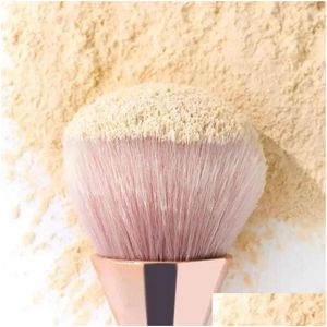 Pincéis de maquiagem Nail Dust Clean Brush Ber Loose Pó Soft Art Long Handle Gel Polonês Limpeza Gota Entrega Saúde Beleza Ferramentas Acces Otkzf