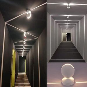 Wall Lamps 360 Degree Rotating LED Window Sill Light Home Door El Corridor Bar Lighting Frame Decor Garage Personalized Balcon Y9A7