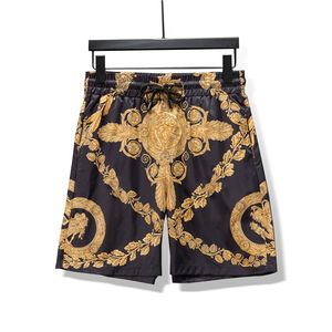 Shorts masculinos designer de luxo marca clássico europeu masculino curto esporte verão secagem rápida respirável letras impressas calças de praia atacado preto M-3XL