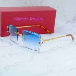 Diamantschliff-Sonnenbrille für Männer und Frauen, stilvolle Draht-C-Designer-Carter-Sonnenbrille, Driving Shades, Outdoor-Schutzbrillen, Gafas de Sol