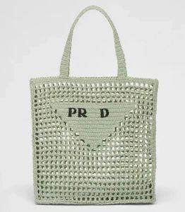 Tote Bag Designer Bag Straw Bag Beach Bag Fashion Mesh Hollow Woven for Summer Straw Bag Black Apricot Summer Woven Bag Vacation Bag Large Capacity Shopping 376