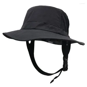 Береты, пляжная кепка для серфинга, сетчатая дышащая шляпа от солнца UPF50, летний пояс для рыбалки на открытом воздухе, регулируемое ведро для водного спорта, унисекс