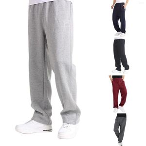 Calças masculinas sweatpants jogger baggy jogging casual moda feminina larga reta esportes cor sólida solta