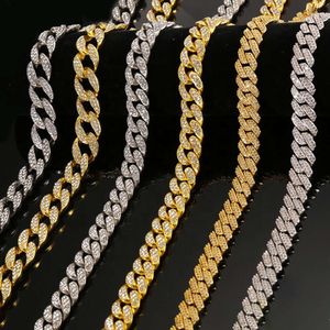 Kragen Chapado En Oro Heißer Verkauf 14k Vergoldung Halskette Kubanische Kette Schmuck für Männer Herren Gold Halskette