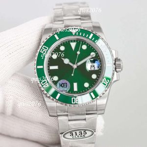 Clean Factory Roless Automatic Watches Submarine Pepsi Bezel Green Dial 904L 40Mm Self-Wind Mechanical Movement Orologio Bang Waterproof Jubiee Man Wristwatch