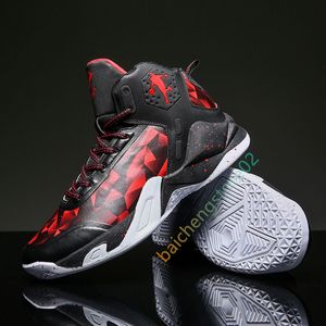 New Brand Basketball Shoes Men Women High End Sports Cushioning Hombre Athletic Men Comfortable Shoes Black Sneakers L29