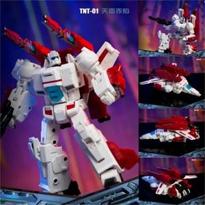 Трансформация TNT-01B TNT01 Jetfire Skyfire Космический корабль Фигурка космического стража Игрушка 240130