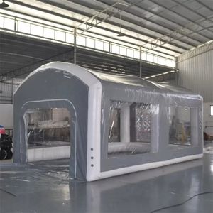 6x3x3mh hava geçirmez açık şişme araba çadır kapalı hava çadır mobil kamyon boyama çalışma odası araba bakım onarımı temizleme çadır üfleyici ücretsiz gemi ile hava pompası ile