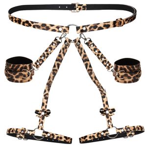 Bondage Bdsm Erotix Set Abbigliamento sexy da donna Manette sessuali Polsi Vita coscia Restrizione 18 Giocattoli adulti del sesso per giochi di coppie 240130