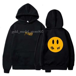 Draw Hoodie Masculino Amarelo Smiley Face Letras Imprimir Moletom Feminino Camiseta Qualidade Algodão Tendência Manga Longa Hoodies High Street Casual Draw 533