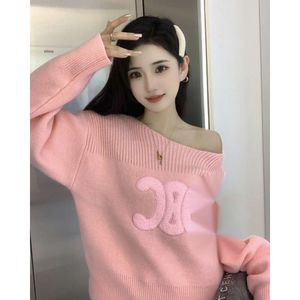 SWEATER WOMENSUM Autumn/Zima Nowy triumfalny wzór łuku z długim rękawem Sweter mody haftowany dzianina dla kobiet