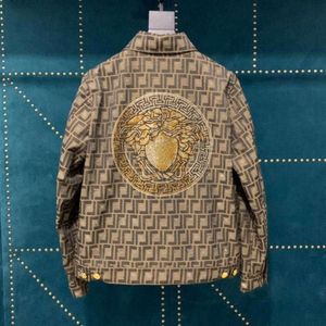 Designer Jacket Mens Cardigan Coat Embroidered Casual Hip-hop