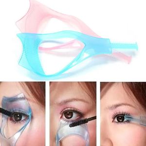 50 PCSPACK 3 I 1 Areo Crystal Mascara Guide Tool Aid Eye Lashes Tools Women's Eyelash Curler Makeup Card Y240124