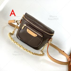 Mini Bumbag Designer Bag w talii 17 cm torba na klatkę piersiową z pudełkiem LL1004