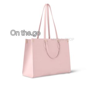 Borsa tote On the Go rosa caldo Vletter Borsa di lusso borsa firmata borse da donna Borsa a tracolla da donna in fiore Borse a tracolla casual in vera pelle da donna Borsa grande