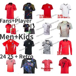 2023 2024 Korea Południowa koszulki piłki nożnej Men Kid Kit Women 7 H M Son National Hwang Team LEE 24 25 Koreańskie koszule piłkarskie 2002 Retro Son Heung