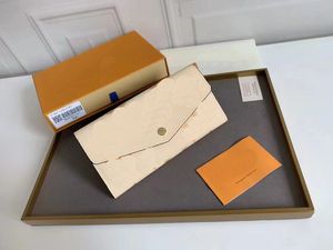 2024 neue Original hochwertige Luxus Designer Mode Frauen Geldbörsen Damen Clutch Bag Kreditkarte Geldbörse Prägung Umschlag Brieftasche mit Box Staubbeutel