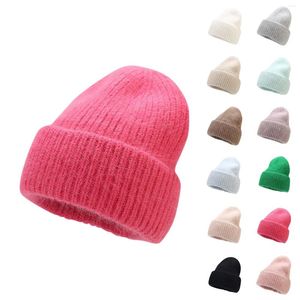 Береты, модная осенне-зимняя шерстяная шапка, вязаная теплая шапка, легкая пластинчатая многослойная уличная модная женская повседневная шапка
