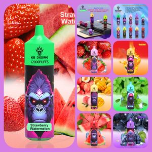 Oryginalne oświetlenie LED Ebdesire Puff 7000 9000 12000 15000 9K 12K 15K 15K Puffs Vapemoon Bang King Razz Bar POCO 10000 VAPSOLO TORMADO RANDM DREAPOSABLE VAPE 510 BATTER