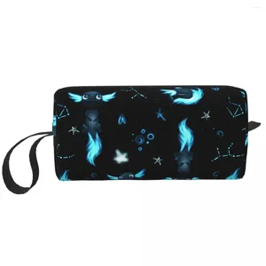 化粧品バッグAxolotl Sea Animal Makeup Bag Large Men Women Toyreatry Storage Pouch