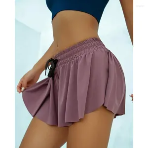 Damen-Shorts, Damen-Sommerhose, Workout, Kordelzug, Freizeit, Sport, Laufen, Röcke, kurz, Damen, lässig