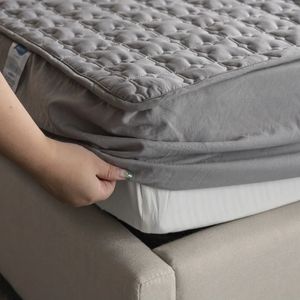 ADOREHOUSE Моющийся чехол на кровать Queen Size Простыня 140x200 см, наматрасник с тиснением, стеганый наматрасник King 240129