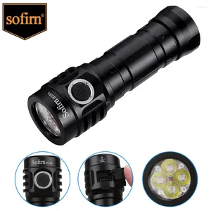 Latarki Torches Sofirn IF25A BLF Anduril Potężne USB C LED LED LASHLIGHT 21700 LAMP 4000LM 4 SST20 TORCH