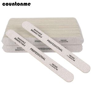 100pcs Wooden Nail File Professional Nail Art Sanding Buffer Files 180240 Double Side For Salon Manicure Pedicure UV Gel Tips 240119