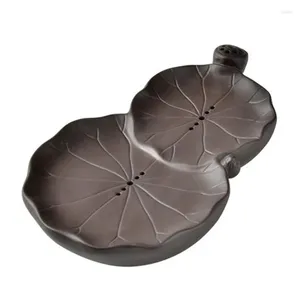 Vassoi da tè Vassoio cinese Zisha Pentole da mare Set di ceramica in stile moderno creativo Piatto a bolle secche Stoccaggio dell'acqua Mini