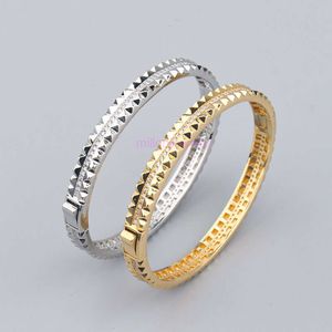 Skruvarmband Carter Network Red Diamond Shaped Micro Set Armband Ring 925 Silver Ladies Temperament Small Fresh Ligh Luxury SMYCKE