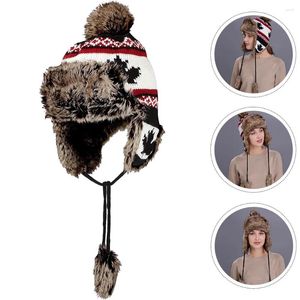 Bandanas Fashionable Knitting Hat Protective Ear Portable Warm Washable Knitted Windproof