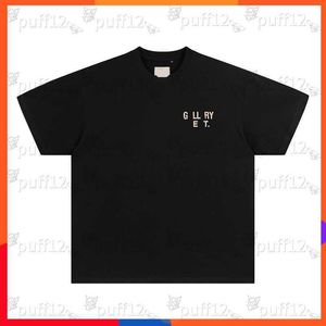 T-shirts Designer Fashion Gallery Depts Classic Alphabet Print Loose Luxury Retro Mens and Womens Casual Summer Breattable High Street 6 Slcr