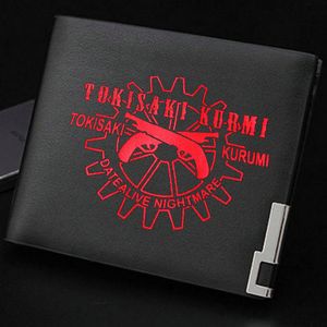 Portafoglio Nightmare Portamonete Date a Live Tokisaki Kurumi Game Portamonete con foto Portafoglio casual in pelle Portadocumenti stampato