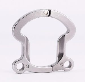 Anello anti-off in acciaio inossidabile per accessori per dispositivi metallici con gabbia per pene maschile 2206063127916