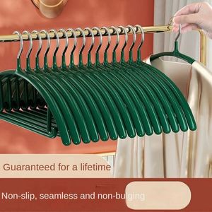 5pcs/10pcs/dry and wet dual purpose thickened hanger for household use seamless clothes rack thickened version 240118