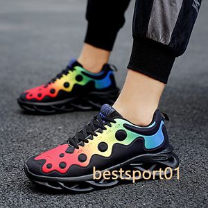 Leichte, atmungsaktive Laufschuhe für Herren, Outdoor-Sport-Sneaker, sportlich, Schwarz, neue Kollektion 2021 B3