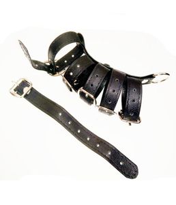 Cinghie per imbracatura per pene Anello per pene Cage Restrizioni Dispositivo maschile BDSM Bondage Gear CBT Giocattoli sessuali per uomini Ecopelle BX8007487601