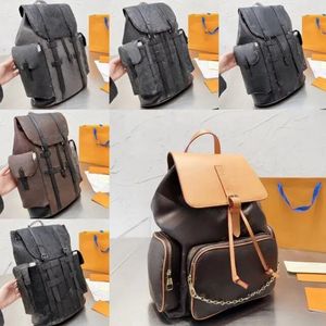 Saco de designer de alta qualidade mulheres designer de moda mochila homens mochila de viagem clássico impresso revestido lona parquet couro mochila mochila