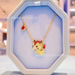 Designer Swarovskis Jewelry Using Crystal Elements Chinese Zodiac Dragon New Sweater Chain Dragon Year Gift Shi Jia 1 1 High Edition